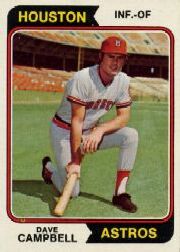1974 Topps Baseball Cards      556     Dave Campbell